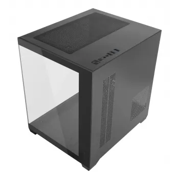 Mars Gaming MC-VIEW2 Mini Tower nero