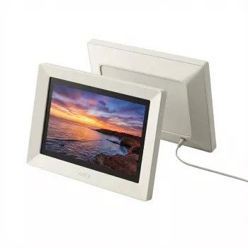 Cornice portafoto digitale AURA AF905 Carver – 25,4 cm (10 pollici) Sea Salt