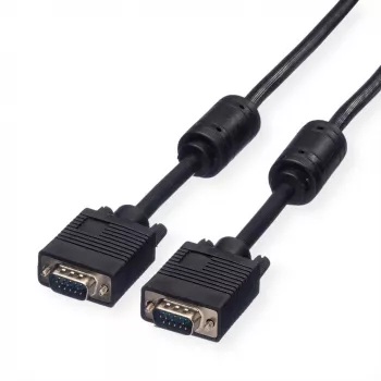 Cavo VGA ROLINE HQ 10m M/M con ferrite