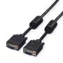 Cavo VGA ROLINE HQ 10m M/M con ferrite
