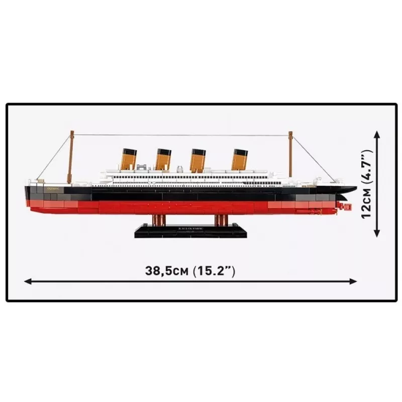 Kit Cobi Blocks R.M.S. Olympic 59 blocchi — set modellismo da 59 pezzi