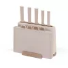 Maestro MR-1412-BEIGE set di coltelli con ceppo + set di taglieri beige