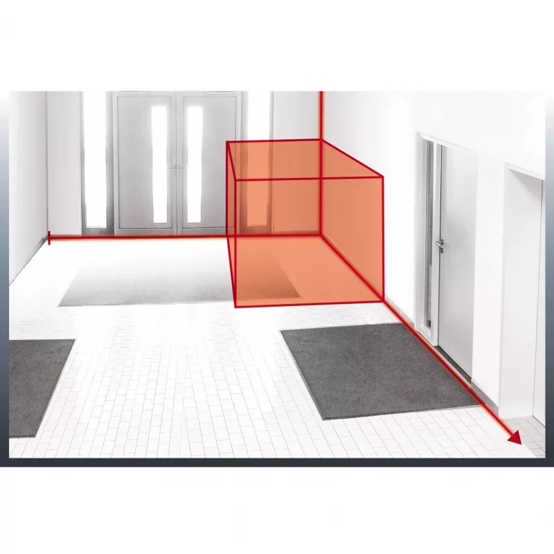 Distanziometro laser TC-LD 50, distanziometro nero/rosso, distanze da 5 cm – 50 metri