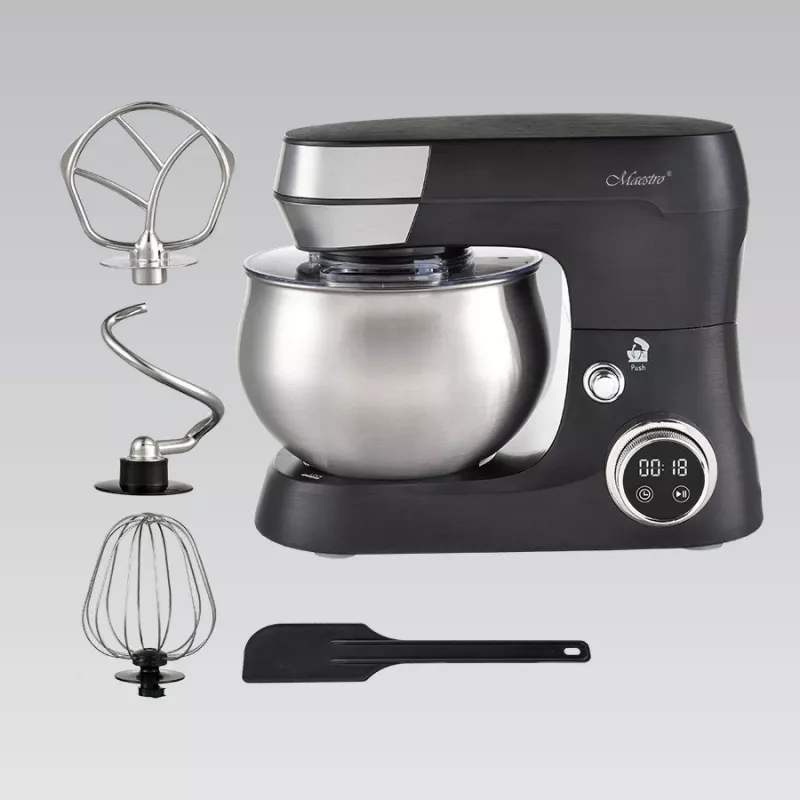 Impastatrice planetaria Feel-Maestro MR-558 con ciotola da 5 l, 2000 W nero