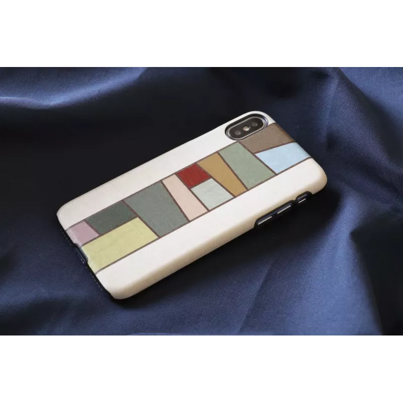 Custodia per smartphone man and wood per iPhone X/XS — bianco
