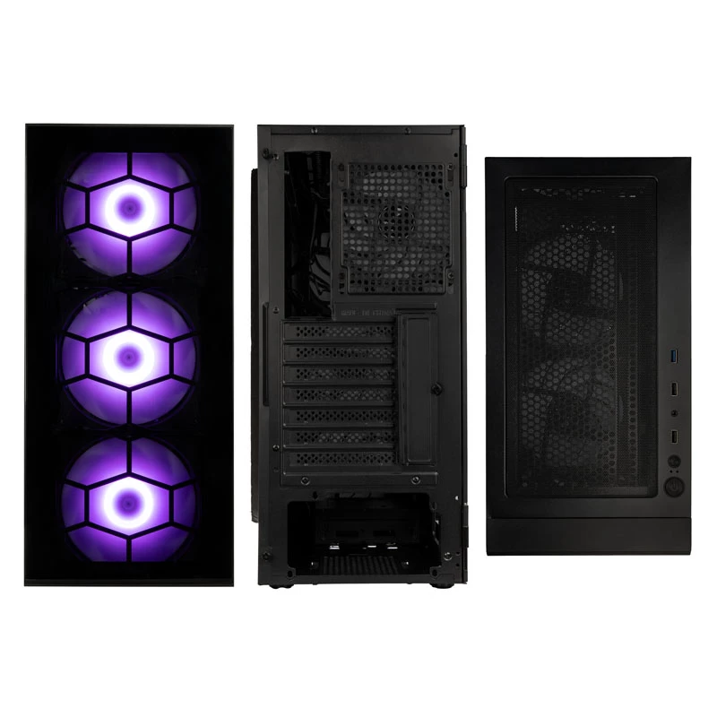 Kolink Observatory HF Plus Glass ARGB Midi-Tower - nero