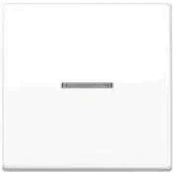 Placca di copertura / copertura interruttore JUNG AS101KO5WW, plastica senza viti, 1 pezzo