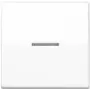 Placca di copertura / copertura interruttore JUNG AS101KO5WW, plastica senza viti, 1 pezzo