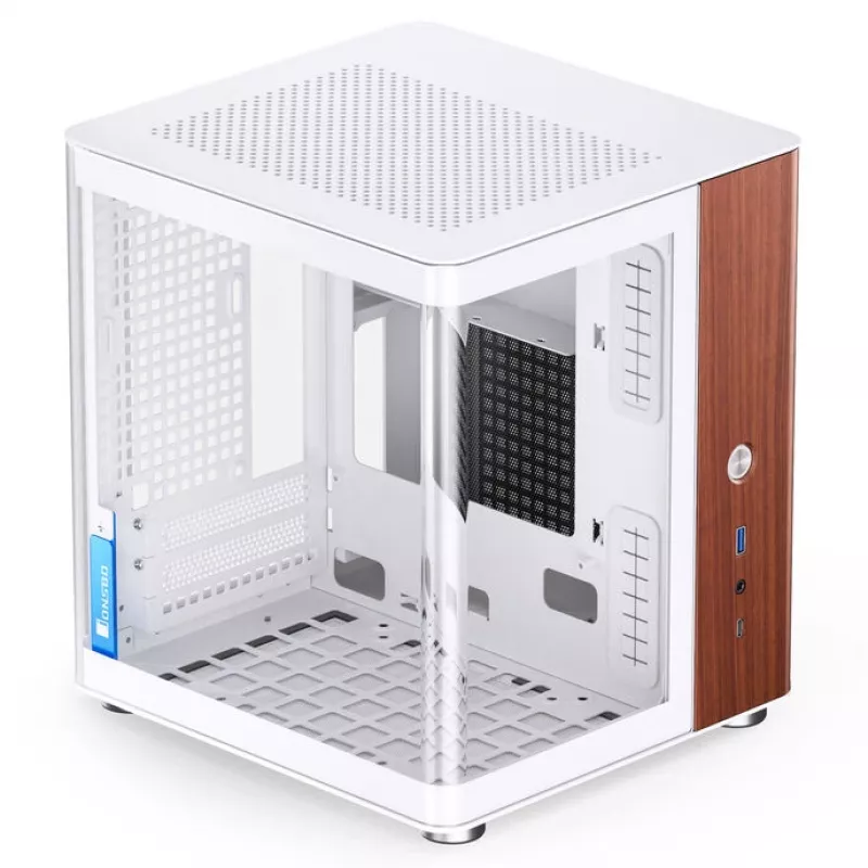 Case Jonsbo TK-0 pz., mini-tower, Mini-ITX, vetro,