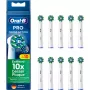 Oral-B CrossAction testine di ricambio per spazzolino, 10 pezzi, bianco