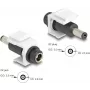 Modulo Keystone DeLOCK DC 5,5 x 2,5 mm connettore femmina su connettore maschio bianco
