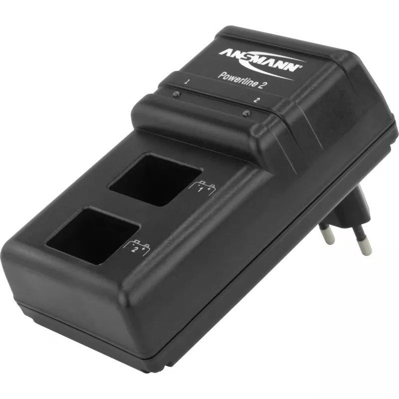 ANSMANN POWERline 2 - caricabatterie - 2x9V (5107043)