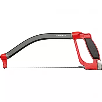 Seghetto multifunzione rosso, lunghezza lama 300 mm, seghetto ad arco rosso/nero