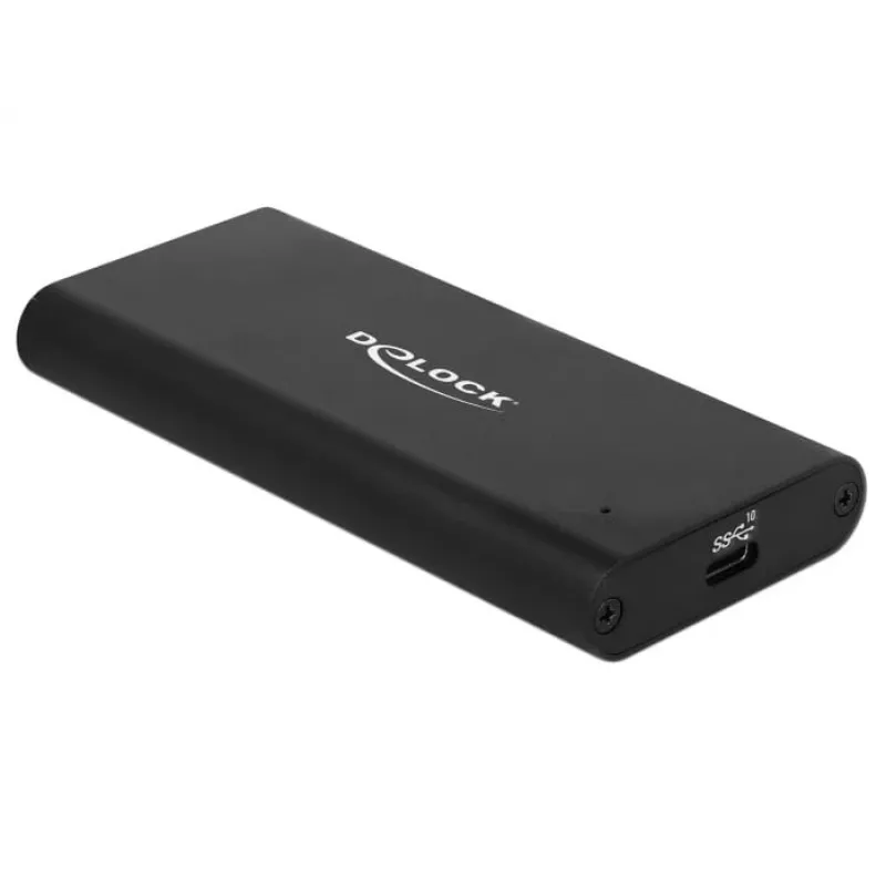 Delock - box per memoria - M.2 - scheda M.2 NVMe - USB 3.1 (Gen 2) - nero (42614)
