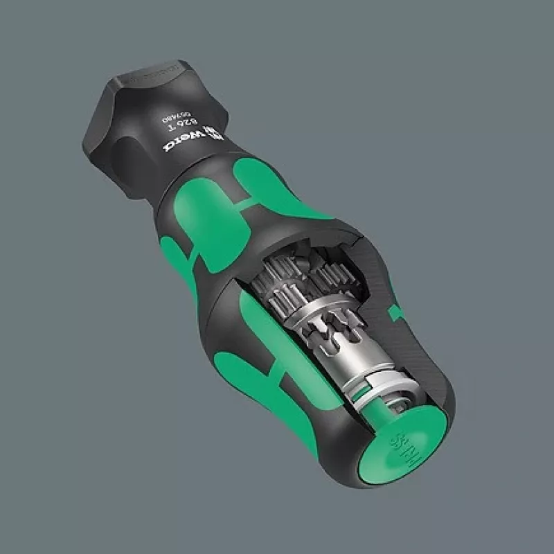 Wera 826 T Kraftform Turbo Cacciavite portainserti con Rapidaptor, 1/4 di pollice