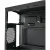 LC Power Classic 7040B - MDT - ATX - senza alimentatore - nero, alluminio spazzolato / nero - USB/audio