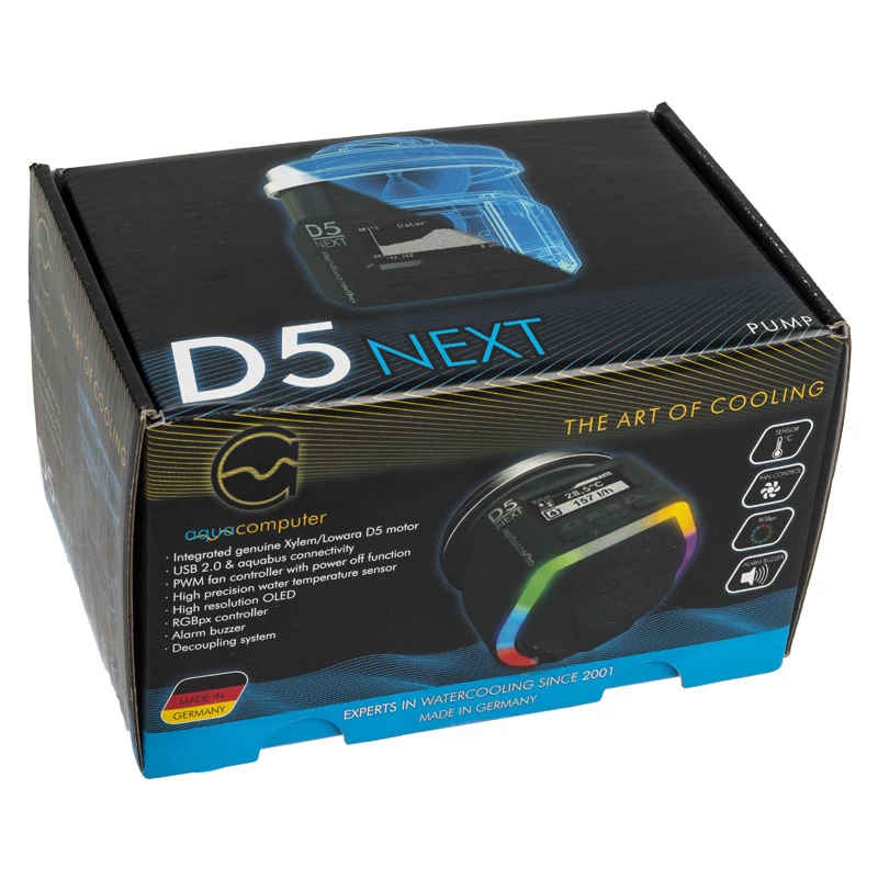 Pompa per raffreddamento a liquido Aqua-Computer D5 NEXT 41118 12V RGB