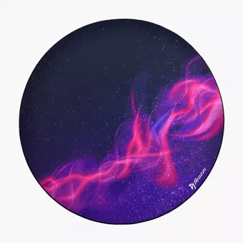Tappetino protettivo da pavimento Arozzi Zona Round Floor Pad — viola Galaxy (tappetino protettivo rotondo per sedie e mobili)