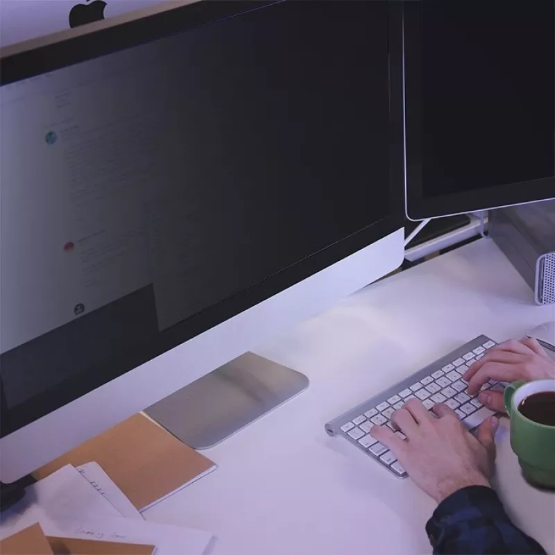 Filtro privacy Qoltec GDPR 23 | 16:9 | Eye Care | Panoramic