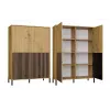 KAMARO 4DK stretto/GŁ rovere ARTISAN VETRINA
