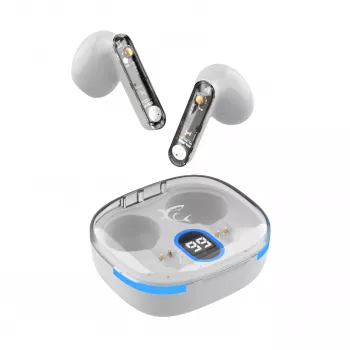 Cuffie White Shark GEB-TWS37 HyperBeat bianco