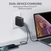 Caricatore da parete PA-D3 2xUSB Power Delivery (1xUSB+1xUSB C) 5,4A 60W Dynamic Detect