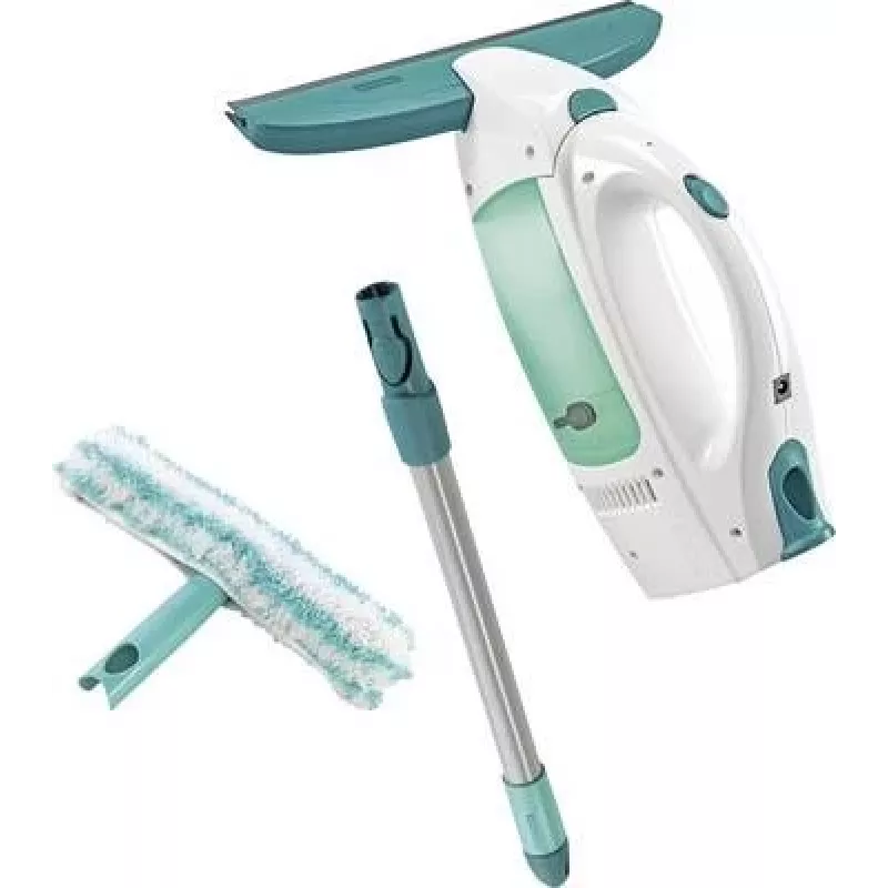 Leifheit puliscivetri Window Vacuum Glass Cleaner Dry&Clean con manico e spazzola 51003