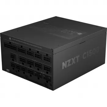 C1500 Platinum, alimentatore per PC nero, 1x connettore scheda grafica a 16 pin, 6x PCIe, cable management, 1500 Watt