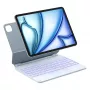 Custodia folio con tastiera Bluetooth Inateck KB09119 per iPad Air/Pro 11 pollici (27,9 cm), batteria 500 mAh, blu