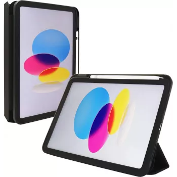 Custodia Folio jt berlin per Apple iPad 10.9 (2022) — nero trasparente