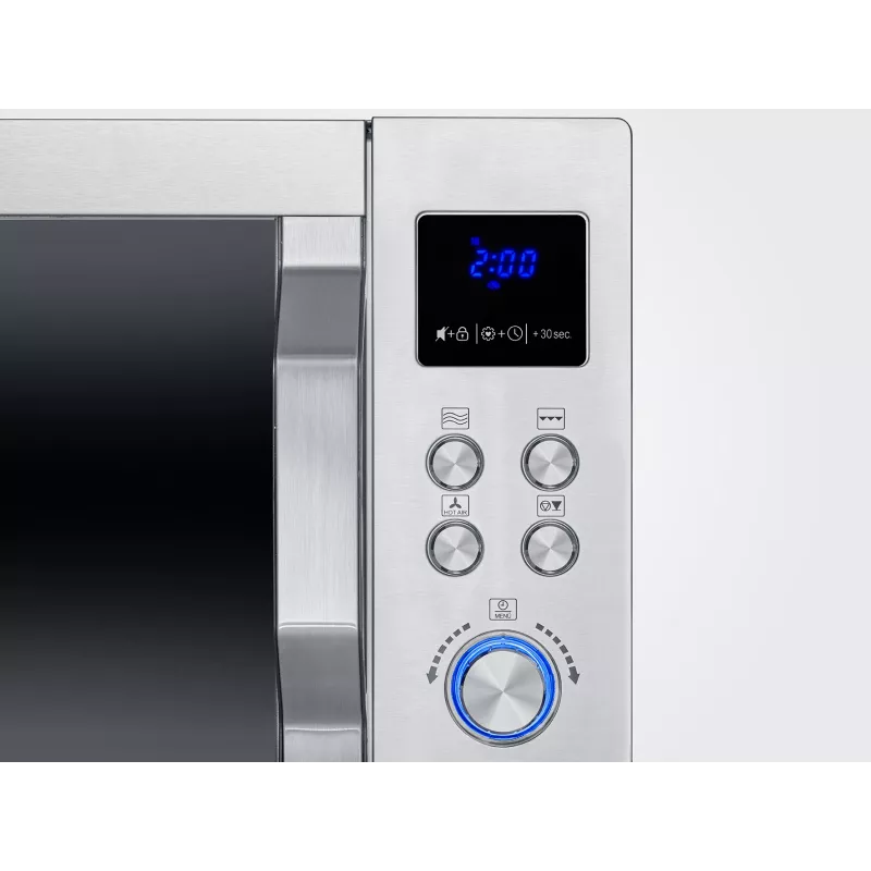 Microonde combinato SEVERIN MW 7918, a libera installazione, 25 L, 900 W, display LED, argento