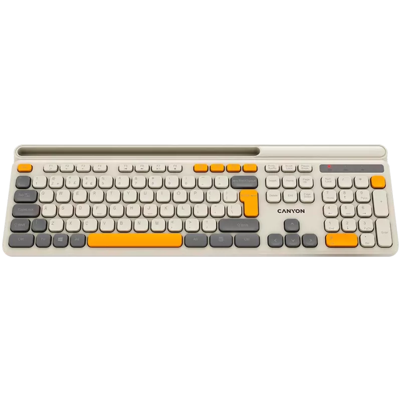 Tastiera CANYON HKB-W03 EN AAA Wireless beige