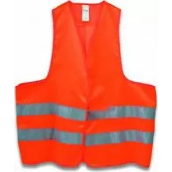 Gilet di sicurezza Cimco 142012, arancione alta visibilità, OSFM (taglia unica), confezione singola