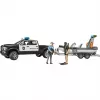 Dodge RAM 2500 pickup della polizia con barca