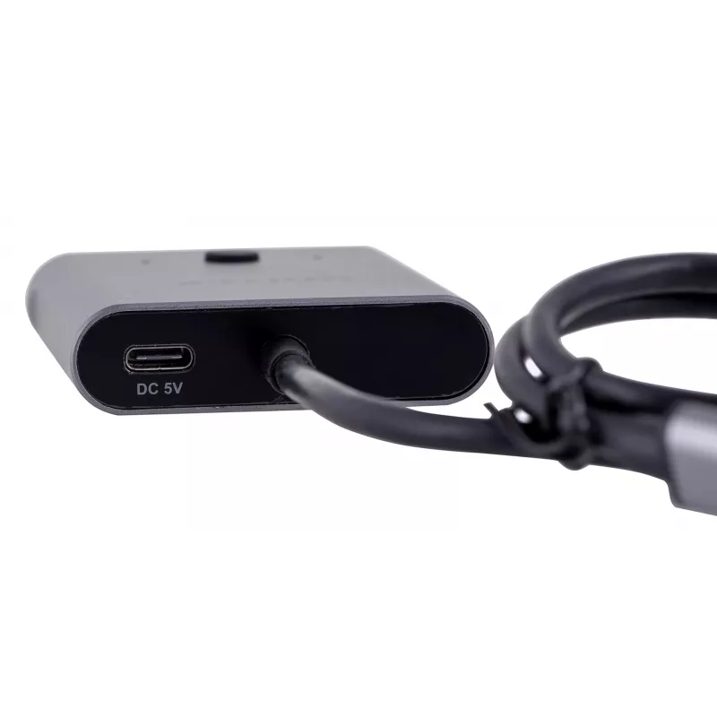 Unitek D1078A switch USB-C 4K bidirezionale, 2 ingressi e 1 uscita