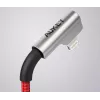 Cavo USB a Lightning Aukey CB-AL01 rosso – intreccio in nylon, connettore Lightning per dispositivi Apple