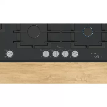 Piano cottura Bosch Serie 8 PRS9A6H40 nero da incasso 90 cm gas 5 zone