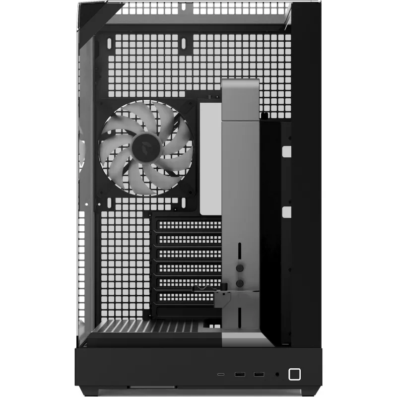 Case per PC APNX V2 con tre pannelli in vetro temperato, nero