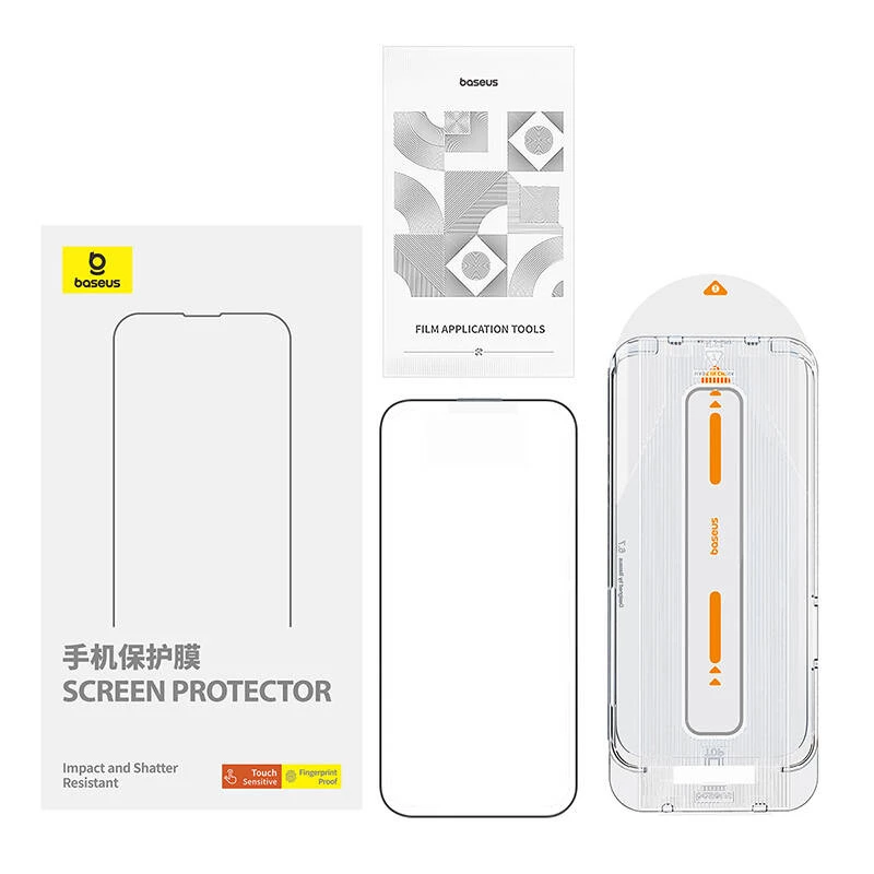 Vetro temperato Baseus Crystalline antigraffio iPhone 15 Plus