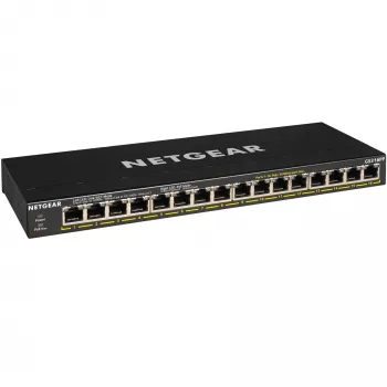 NETGEAR GS316PP Unmanaged Gigabit Ethernet (10/100/1000) Power over Ethernet (PoE) nero