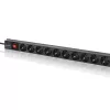 Qoltec PDU in alluminio per RACK | 16A | 16 x Schuko | verticale | 1,8 m