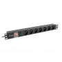 Ciabatta rack PDU LANBERG (1U, 16A, 7X 230V, 2M)