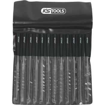 Set di lime per unghie KS Tools 140.3050 — set da 12 pezzi con manici in plastica