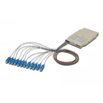 Cassetta di giunzione Digitus A-96522-02-UPC-4 con 12 pigtail SC OM4