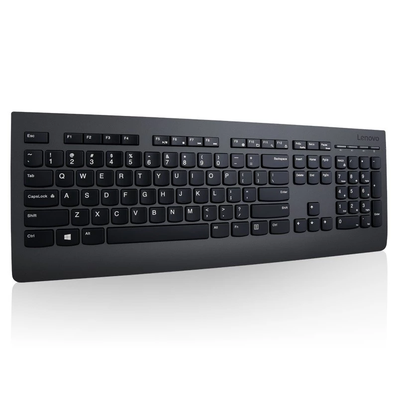 Lenovo 4X30H56874 Tastiera Universale RF Wireless QWERTY US English Nero