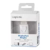 Adattatore di genere LogiLink CV0100 DisplayPort a HDMI bianco
