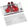 Waterblock GPU Barrow per MSI Suprim 5090 — finitura bianca, modello BS-MSP5090-PA W