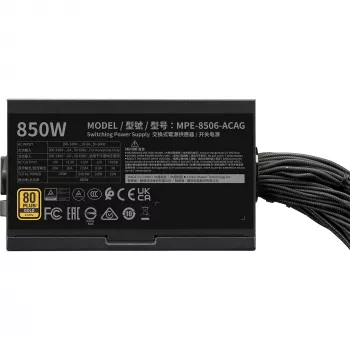 Alimentatore Cooler Master MWE Gold 850 V3 850W 80+Gold non modulare ATX 3.1 ventola 120mm garanzia 5 anni