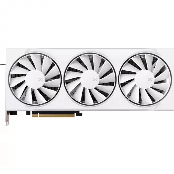 Scheda grafica XFX Radeon RX 9070 XT — 16 GB GDDR6, 256-bit, PCIe x16, 2400 MHz, 3 ventole bianca, 325×65 mm