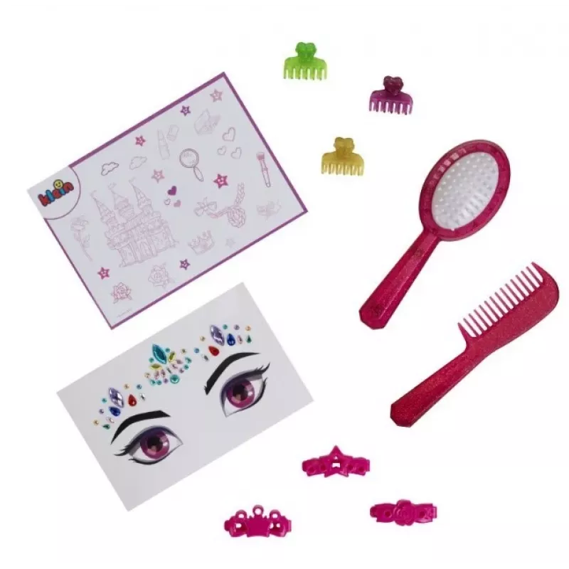 Testa per pettinatura e styling KLEIN Sara 5205 con tratti realistici – accessorio per bambole per esercitarsi con le acconciature